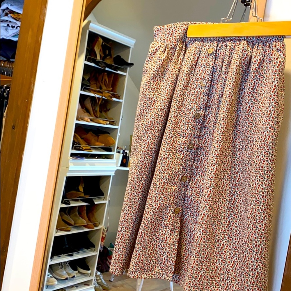 Midi Roolee floral skirt - never worn!